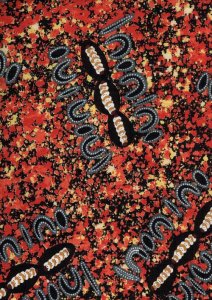 Digging Witchetty Grubs - Ochre