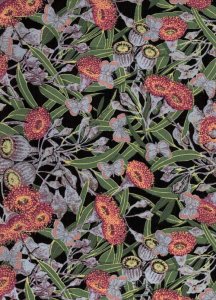 Eucalyptus Butterflies - Black