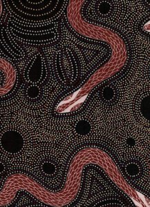 Snake and Emu - Charcoal